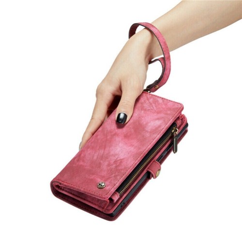 Magnetic Removable Leather Wallet Case For iPhone 16e 15 14 13 12 11 Pro Max 8 7 - Picture 38 of 76