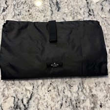 Kate Spade Black Nylon Padded Foldable Changing Pad