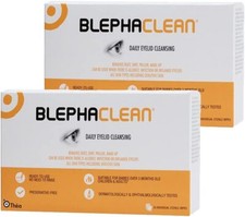 40 x Blephaclean Sterile Wipes Daily Hygiene of Eye Lids