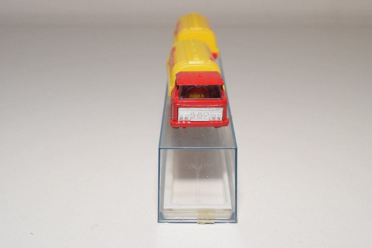 Camion Jouet DAF 2600 Citerne Shell - Marque Majorette - Échelle 1/100 - Modèle Années 80 En Métal - Occasion