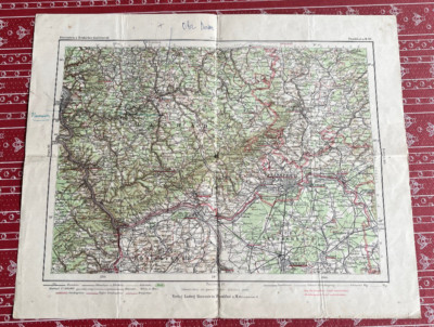 map N281 Verlag Ludwig Ravenstein Frankfurt