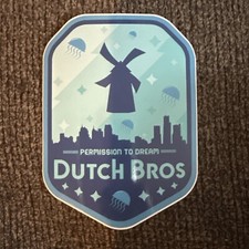 DUTCH Bros STICKER August RELEASE Date 2016 P...