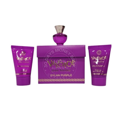 Dylan Purple Pour Femme 3PCS Mini Splash Gift Set by Versace