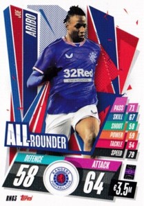 Joe Aribo Rangers Topps Match Attax Champions Europa League 2020 21 Card Ebay