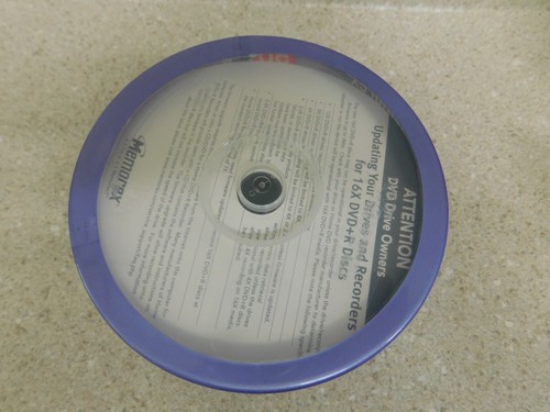 Memorex DVD+R 16X 4.7 GB 120 Min 50 Pack Brand New Sealed . - Afbeelding 5 van 6