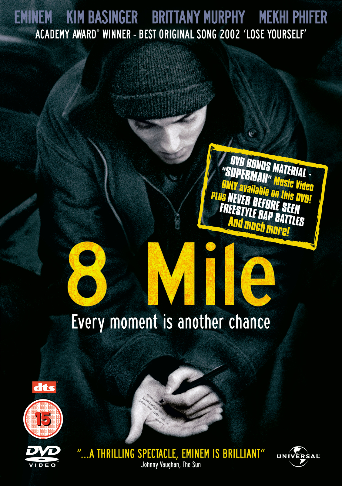8 Mile (DVD) Anthony Mackie Omar Benson Miller Michael Shannon Kim Basinger