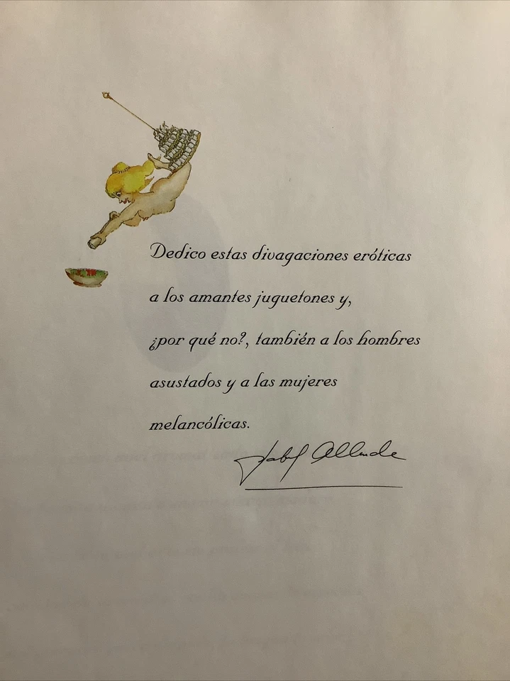 Isabel Allende (AFRODITA - CUENTOS, RECETAS Y OTROS AFRODISIACOS ) Plaza Janes. - Image 4 of 4