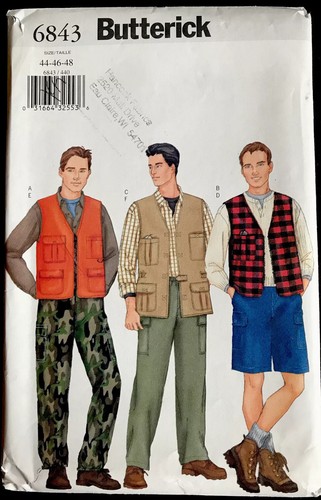 mens hunting vest sewing pattern