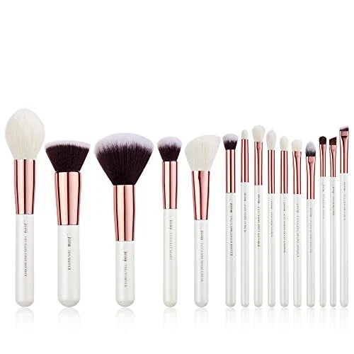 Makeup brush best sale set white