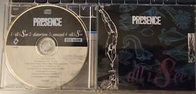 Presence All I See 4-Track CD 1991 Reality FAST SHIPPING FROM USA