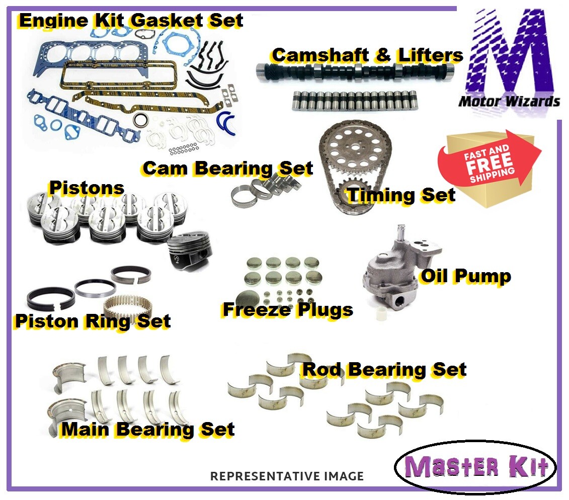 GM Chevy 454 V8 Mark IV Marine MASTER Engine Rebuild Kit