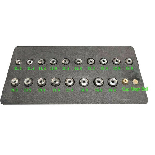 15 Egg Balls 3 CAPS w/ Hard Case 2024 NEW Trumpet Dent Repair Tool Kit Parts - Picture 2 of 5