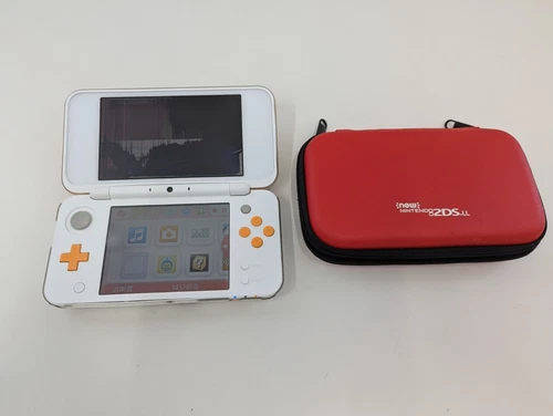 L1250 Ship Free Nintendo new 2DS console LL XL Oragne x White Japan JUNK