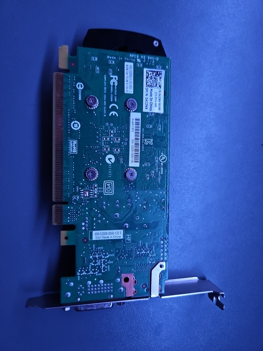 Nvidia Quadro 600 P2009 1GB Graphics Card eBay