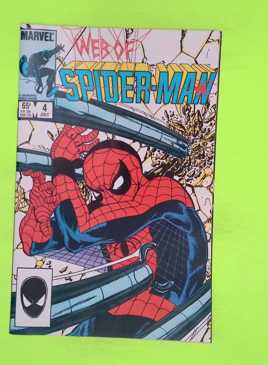 Web of Spider-Man #4 Vol. 1 1985 Marvel Comics High Grade