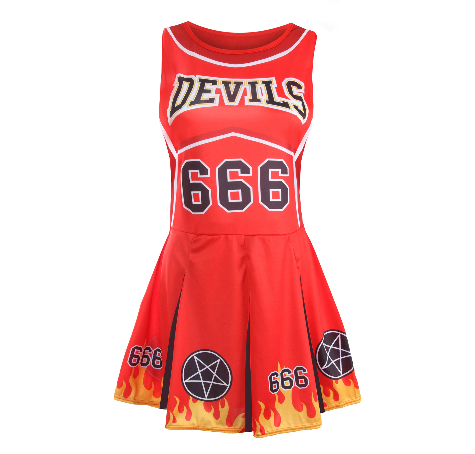 Ladies Halloween Cheerleader Costume Skeleton Vampire Devil Sexy Womens Outfit eBay