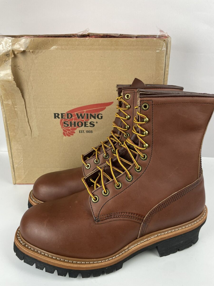 Red Wing 4418 Logger Steel Toe Utility Work Boot Brown Red Wing 4418 Logger Steel Toe Utility Work Boot Brown