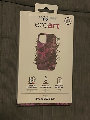 tech21 Eco Art Case for Apple iPhone 12 - Pink/Purple 10 Foot Drop Protect