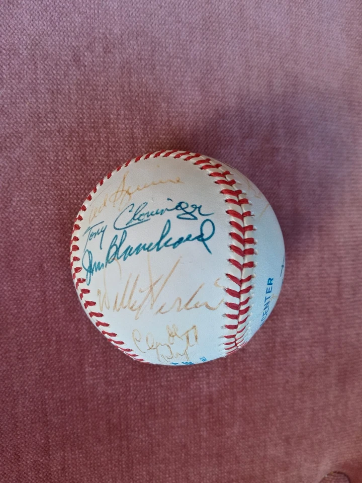 Hall of Fame & Stars 1960s Multi Signed Baseball/24 Signatures/ 1 Of a Kind / A+ - Image 3 of 4