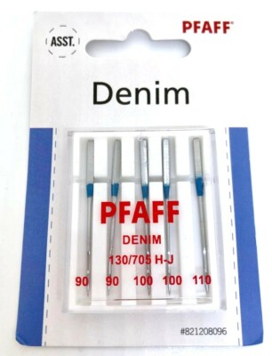 Pfaff Jeans Nähmaschinennadeln 130/705 H-J Stärke 90-110 für Pfaff Nähmaschinen 