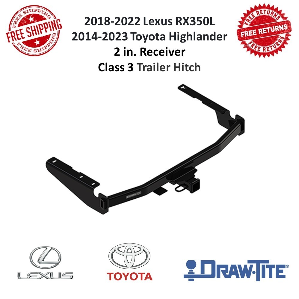 茶 nacky Draw-Tite 76336 Trailer Hitch Class III, 2 in. Receiver Fits