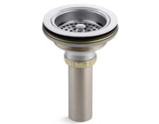 NEW Kohler K-8801-CP 363 Duostrainer Basket Strainer with Sink Drain and Tailpi