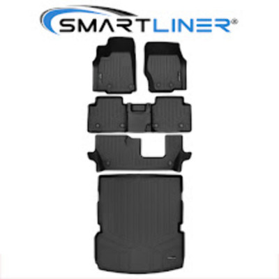 SMARTLINER Floor Mats Cargo Liner Behind TPE 2021-2025 Jeep Grand Cherokee