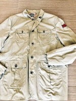 Jacke Herrenjacke Longjacke Baumwolle Khaki Gr. 54 Neu