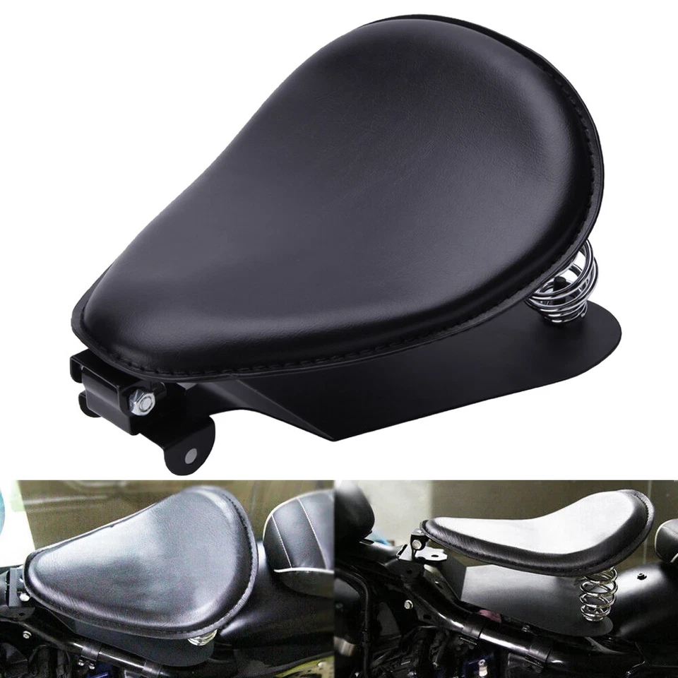 Soporte base resorte asiento individual negro personalizado para Honda Valkyrie Bobber Foto 3 de 4