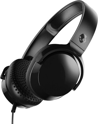 Brand NEW Skullcandy Riff Wired On-Ear Headphones Microphone - Black