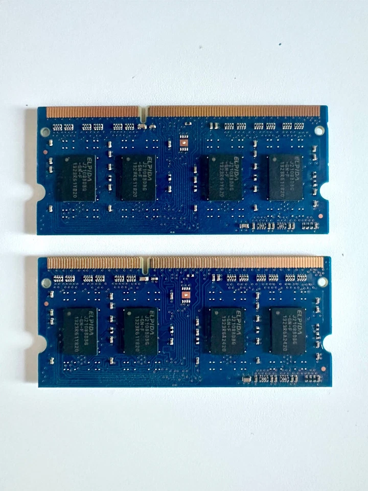 Elpida 4GB (2x2GB) DDR3 Memory - 1Rx8 PC3-12800S-11-10-B2 from MacBook Air 2011 - Image 2 of 4