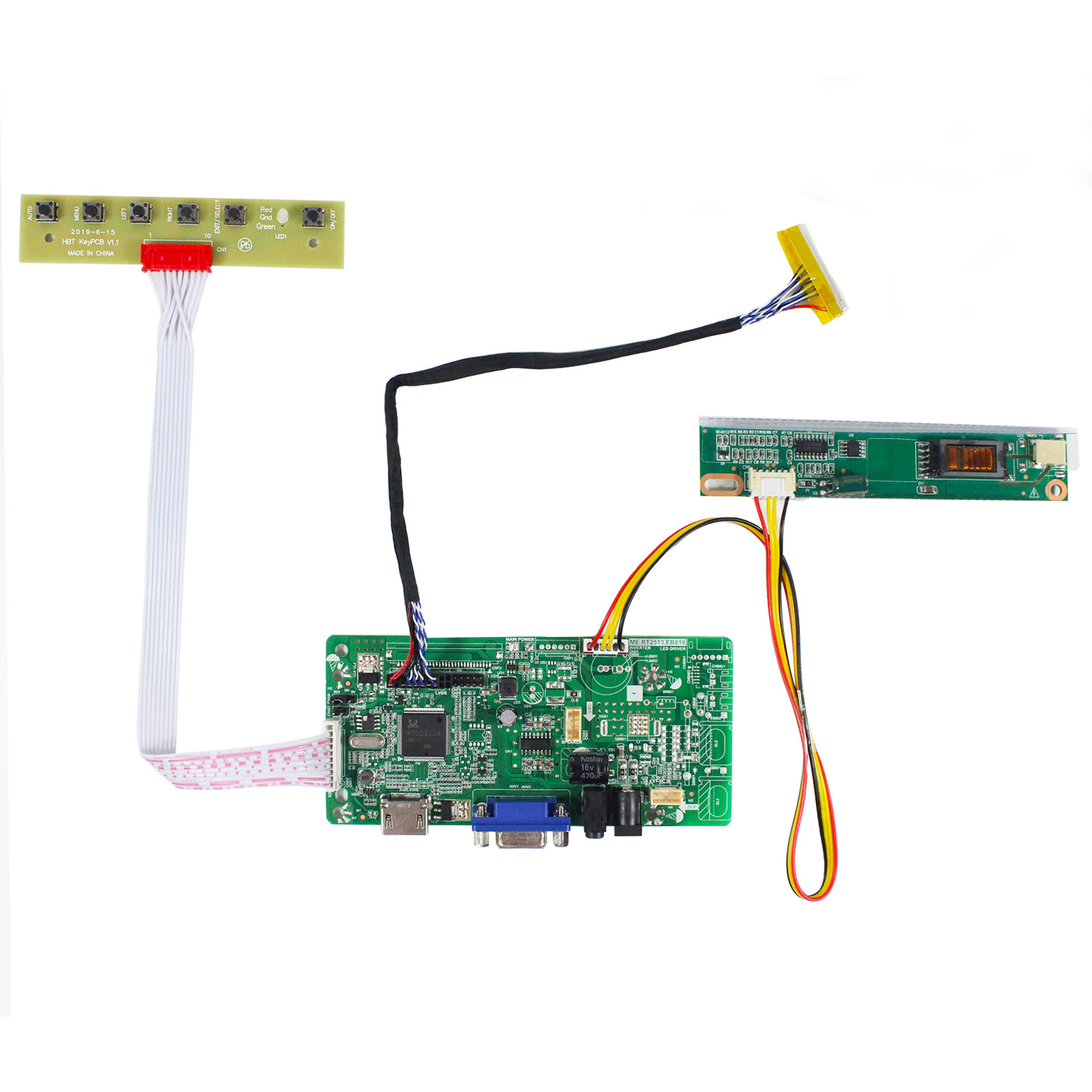 Fit To 15.6inch B156XW01 N156B3 1366x768 LCD Panel HD VGA LCD Controller Board