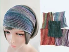 AU Women Boho Hippie Nepal Nepalese Headband Cotton Wide Bandana Hair Head Band