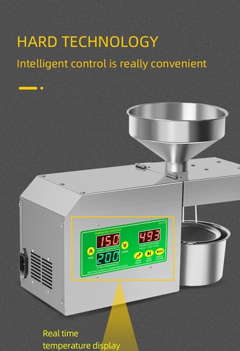 R3S Olive Oil Machine Sesame Oil Press Oil Peanuts Oil Extraction Home Machines - 第 6/10 張圖片