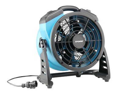 XPOWER FM-65B Rechargeable Outdoor Cooling Portable Misting Fan 900CFM Airflow