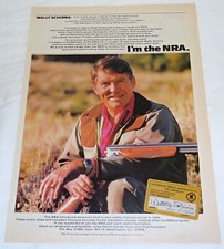 1982 NRA ad page ~ ASTRONAUT WALLY SCHIRRA