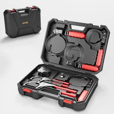 8-Piece Oil Filter Wrench Set: 2-3/4" to 5-1/4" Swivel Oil Filter Removal 