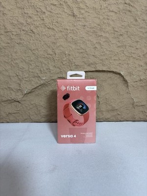 Fitbit Versa 4 Fitness Smartwatch Pink Sand/Copper Rose One Size