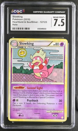 Slowking 2010 Pokemon Heartgold & Soulsilver Low pop CGC 7.5 #12