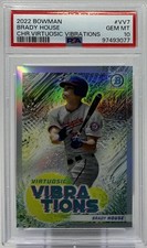 Brady House Rookie PSA 10 - 2022 Bowman Chrome ‘Virtuosic Vibrations’ -Nationals