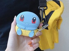 Cute Squirtle Cartoon AirPods Pro Case Cover w/ Keychain   Silicone Case