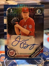 James Bourque 2019 Bowman Chrome 1st Blue Mojo Auto Rookie /150 CPA-JB RC 