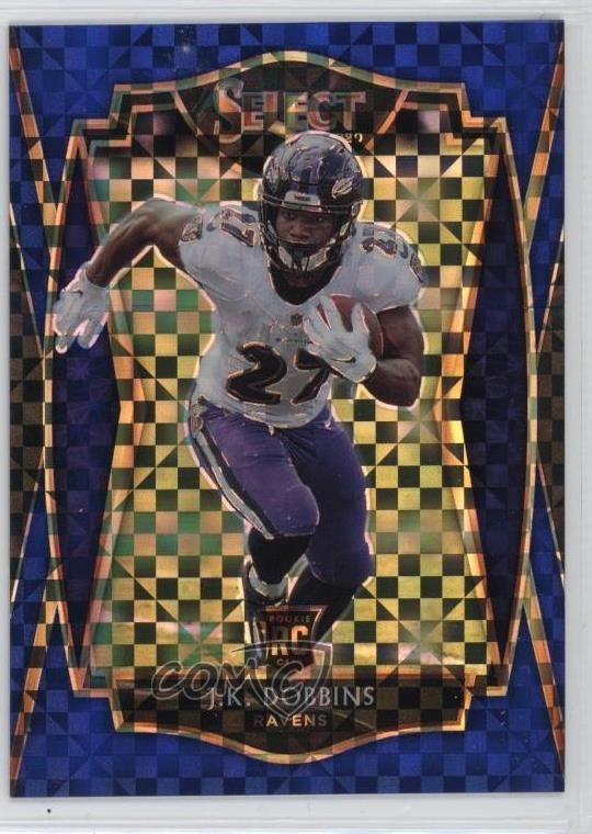 2020 Panini Select Premier Level Blue Prizm 62/149 JK Dobbins #152 im4