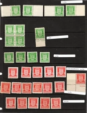 JERSEY OCCUPATION ISSUES 1d CHALKY PAPER + 1/2d DIFFERENT SHADES +OTHER CAT £474