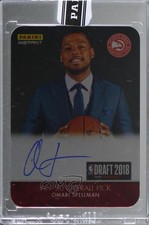 2018-19 Panini Instant NBA Draft Metal 7/25 Omari Spellman #PIM-OS Auto im4