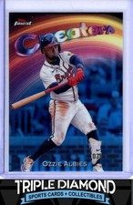 2025 Topps Finest Ozzie Albies Creators Blue Refractor #038/150 Braves M992