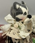 Home Sweet Home Crafts-Handmade Primitive Style 8”Cat Wearing Cat Dress.Vintage — photo 10