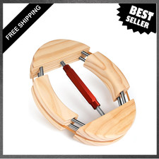 Hat Stretcher 4 Way for Fitted Hats, Wood, Adjustable from 6 7/8 to 8 1/2, Red