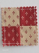 Pocket Prayer Quilt,Handmade,Cross,Christian,Red