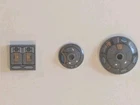 Lego Star Wars Astromech Droid T7-01  Parts Gray Dishes Tile Panel Patterns